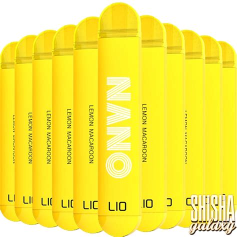 Lio Nano X Lemon Macaroon E Shisha 10er Packung Sonderangebot