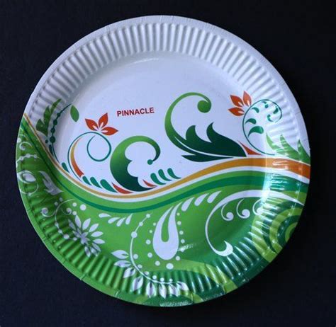 White Round Disposable Paper Plate At Best Price In Surat Maruti