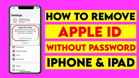 How To Remove Apple ID Without Password How To Remove Apple ID