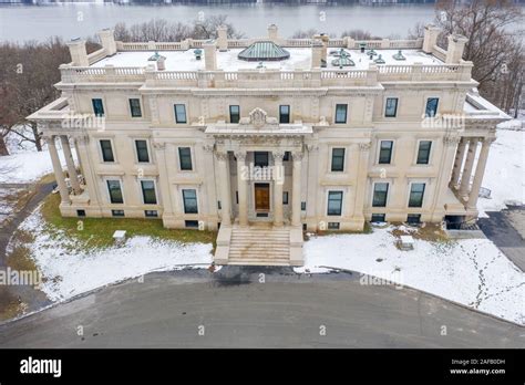 Vanderbilt Mansion National Historic Site Hyde Park Ny Usa Stock