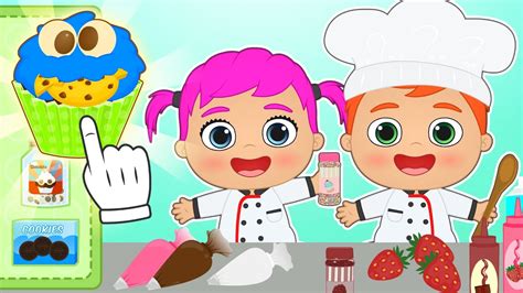 Beb S Alex E Lily Aprendem A Cozinhar Cupcakes Youtube