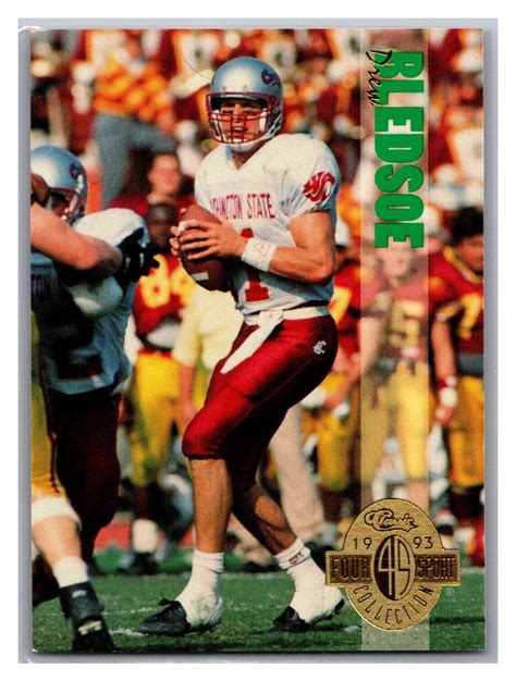 1993 Classic Four Sport Drew Bledsoe 91 ROOKIE New England Patriots RC