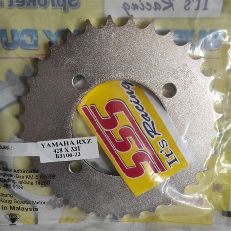 Jual Gear Belakang SSS 428 28 30 31 32 33 34 35 36 37 38 39 40 RXZ