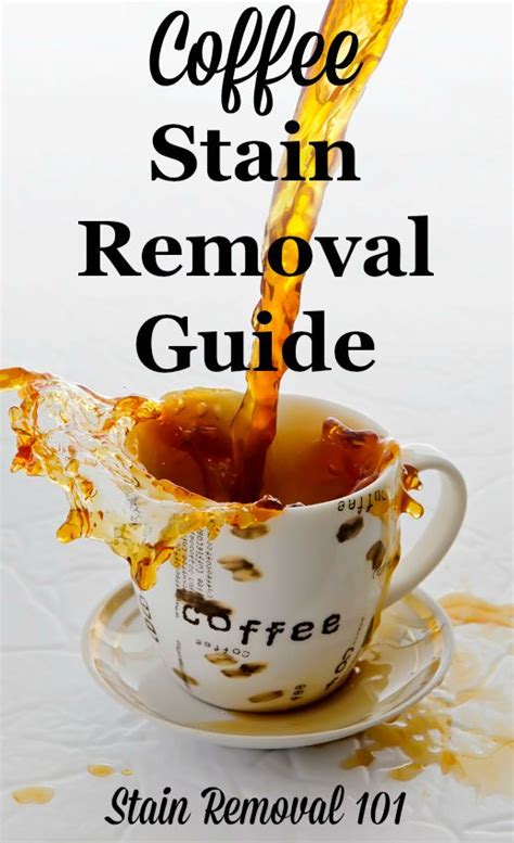 How To Remove Coffee Stains