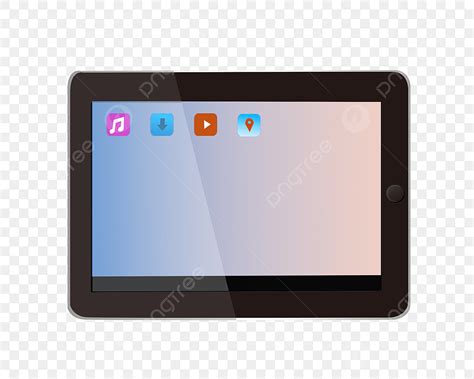 Tablets Clipart Transparent Background Black Tablet Illustration