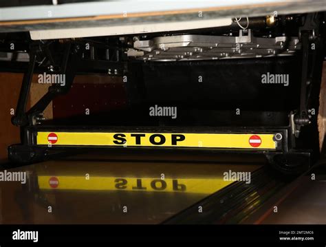 Automatic pin setting machine in bowling club Stock Photo - Alamy