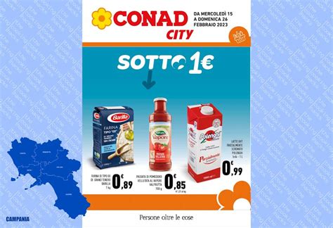 Volantino Conad City Campania Dal Al Febbraio