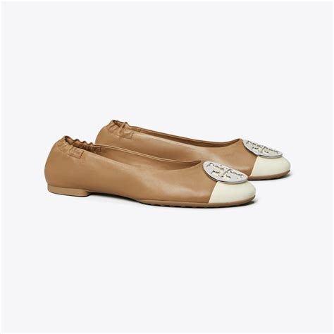 Claire Cap Toe Ballet Women S Designer Flats Tory Burch