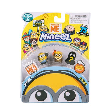 Despicable Me Character Pack 3 Minion 58202 Rt Toys 4 You