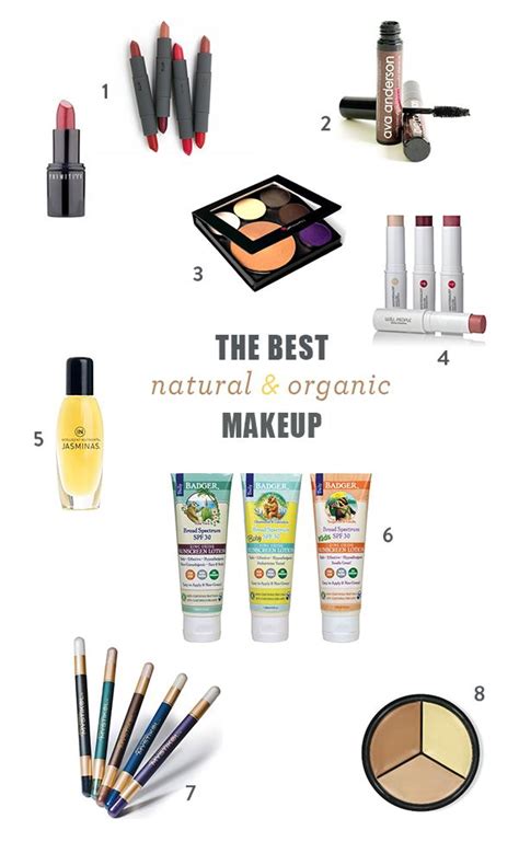 The Best Natural and Organic Makeup Brands | Green Cosmetics Products ...