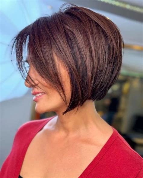 50 Hottest Stacked Haircuts To Try In 2024 In 2024 Stacked Bob