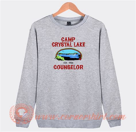 Camp Crystal Lake Counselor Sweatshirt On Sale- Cornershirt.com