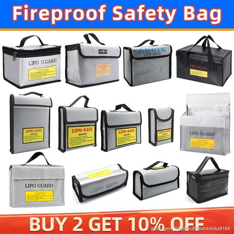 Fireproof Safety Bag Lipo Battery Portable Lipo Guard Explosion Proof