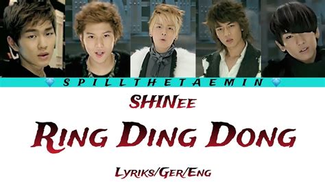 Shinee Ring Ding Dong Lyrics Ger Eng Sub Youtube