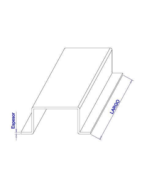 Perfil Omega De Acero Galvanizado A Medida