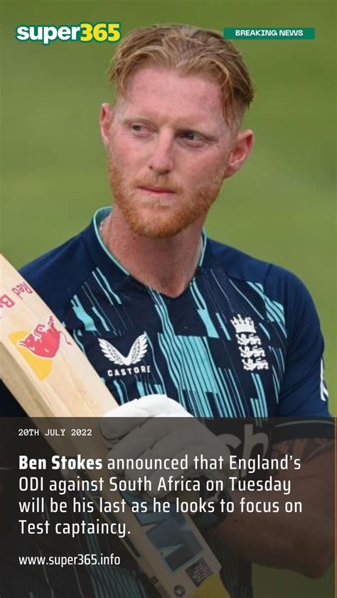 Ben Stokes Odi Retirement A Start To An End To His Cricket Career In