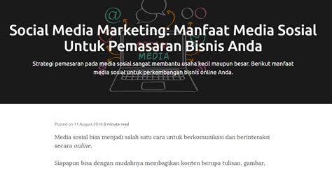 5 Jenis Media Sosial Mana Yang Tepat Untuk Bisnis Anda Sribu