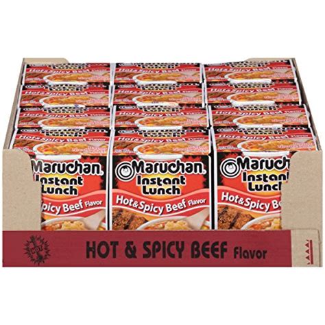 Maruchan Instant Lunch Hot Spicy Beef Oz Pack Of Pricepulse