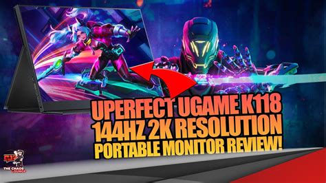 UPERFECT UGAME K118 144hz 2K Best Portable Gaming Monitor 2023