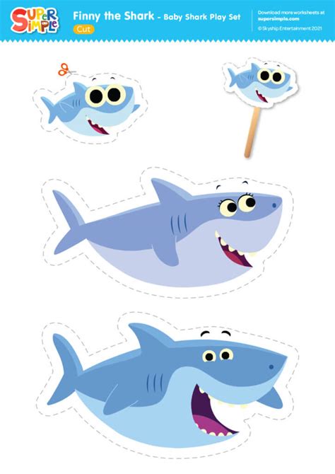 Baby Shark Clipart Cute Picture Baby Shark Super Simple Songs Png | Sexiz Pix