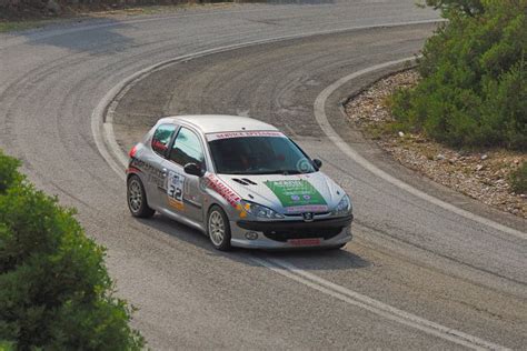 PEUGEOT 206 1 4 16V DIONYSOS CLIMB GREECE Editorial Image Image Of