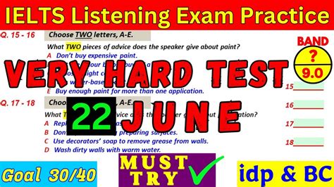 Difficult IELTS Listening Practice Test For 22 June 2024 With Answers