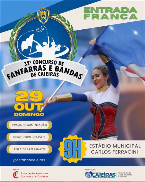 SP CONCURSO DE FANFARRAS E BANDAS DE CAIERAS CHEGA A SUA TRIGÉSIMA