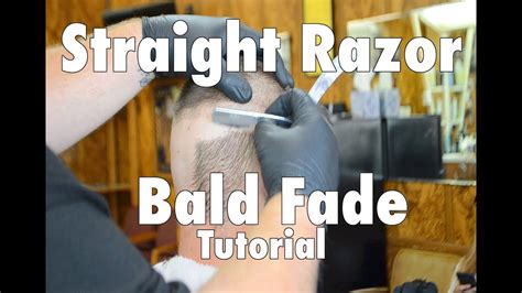 Haircut Tutorial Straight Razor Bald Fade Youtube