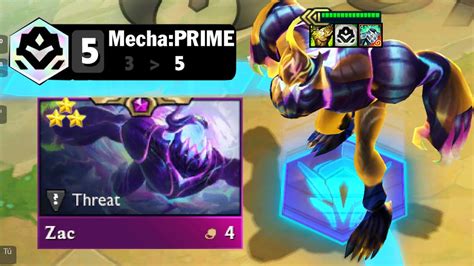 Mecha Prime Zac Tft Set Youtube