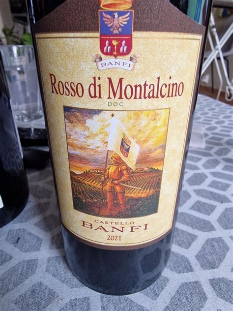 2021 Castello Banfi Rosso Di Montalcino Italy Tuscany Montalcino