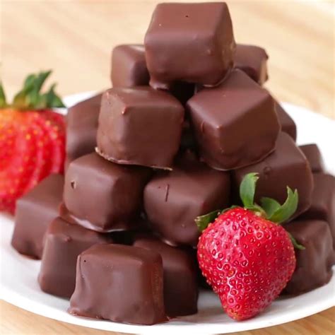 Chocolate Covered Cheesecake Bites Recipe By Tasty