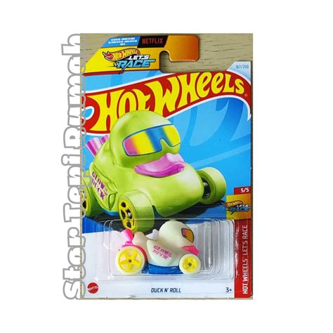 Hot Wheels Duck N Roll Hw Fantasy Let S Race Street Beasts Glow