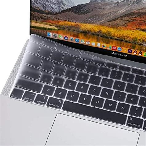 Ojos Keyboard Protector For 2018 Macbook Air 13 Inch Keyboard Cover Soft Silicone Skin Protector