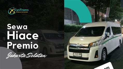 Sewa Hiace Premio Pengadegan Jakarta Selatan HIACE WISATA