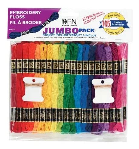 Janlynn Jumbo Pack Novelos Fio Para Bordar Parcelamento Sem Juros