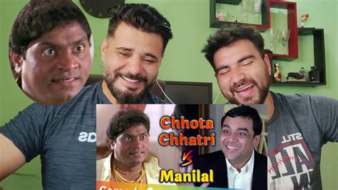 Chota Chattri Comedy Scene Paresh Rawal VS Johnny Lever Awara