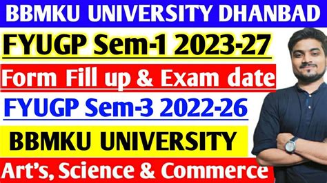 Bbmku Fyugp Sem Fyugp Sem Exam Date Bbmku Ug Sem