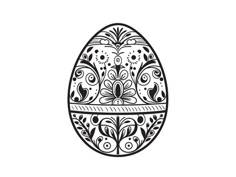 Pysanky Coloring Time Coloring Page