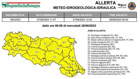 Meteo Romagna Torna La Pioggia Allerta Gialla Per Temporali Fino A