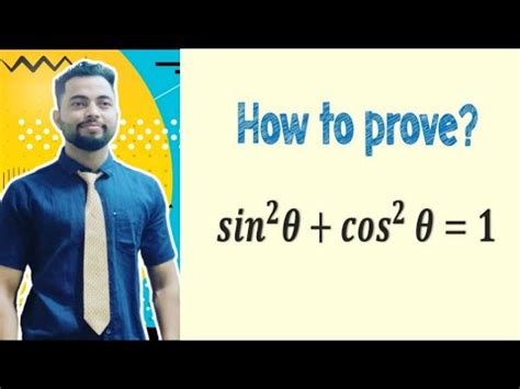 How To Prove Sin Square Theta Cos Square Theta 1 YouTube