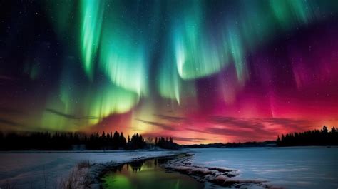 premium ai image  beautiful landscape scene  shining sky