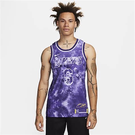 Dri Fit Los Angeles Lakers Tank Tops Sleeveless Shirts Nike No