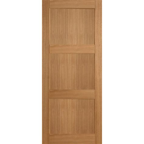 3 Panel Oak Shaker Door — Shaker Doors