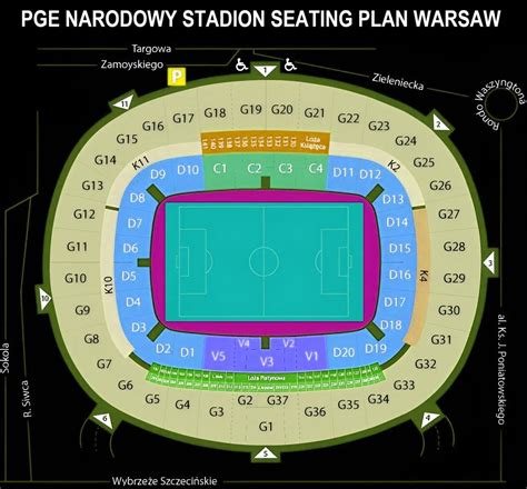 PGE Narodowy Seating Chart Parking Map Ticket Price Ticket Booking