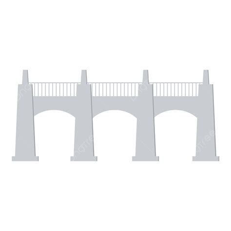 Bridge Illustration Vector Design Images Gray Bridge Icon Illustration