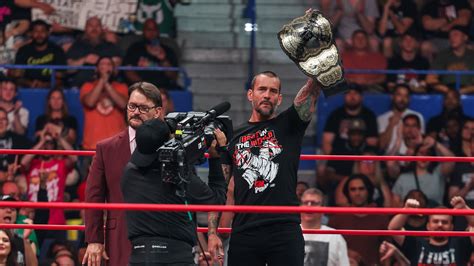 Cm Punk Defeats Ricky Starks Retains Real World Championship On Aew