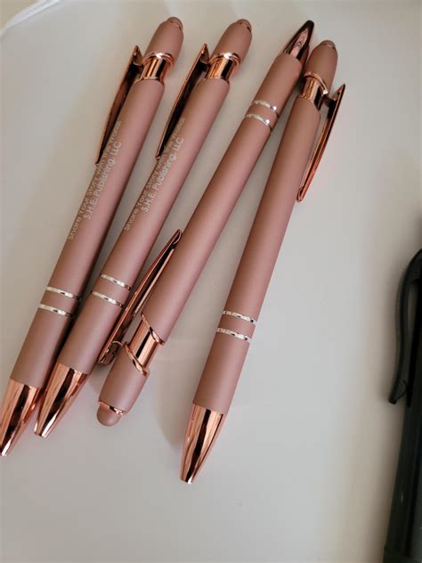 SHE Soft Touch Stylus Rose Gold Pen