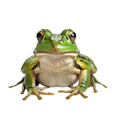 Green frog species AI-Generative 43988905 PNG