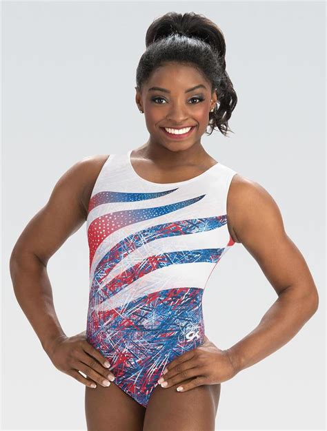 E4112 Wild Patriot Simone Biles Gymnastics Leotard GK