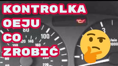 Kontrolka Oleju W BMW E46 Silnik M52 M54 YouTube